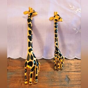 Set Of 2 Giraffe Brooches